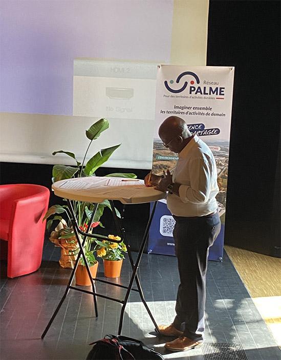 Christian RAPHA, Vice-président de CAP Nord Martinique en charge du développement économique aux Assises internationales des territoires d’activités durables