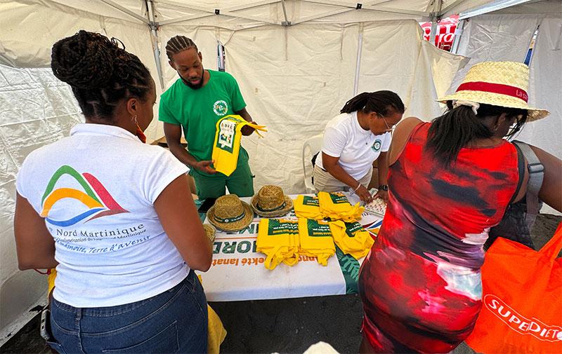 À Sainte-Marie et Saint-Pierre, l’Office de Tourisme Communautaire du Pays Nord Martinique (OTCNM) a brillamment promu les richesses du Nord