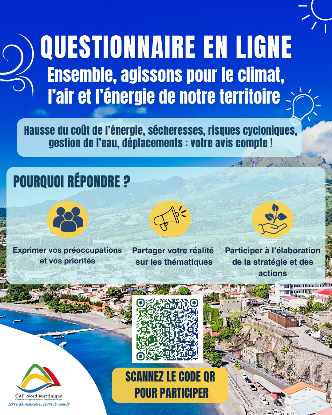 Questionnaire en ligne sur le PCAET