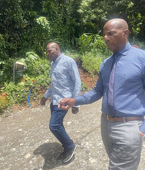 Le Président de CAP Nord en visite de terrain au Gros-Morne : cap sur les chantiers structurants