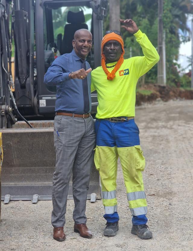Le Président de CAP Nord en visite de terrain au Gros-Morne : cap sur les chantiers structurants