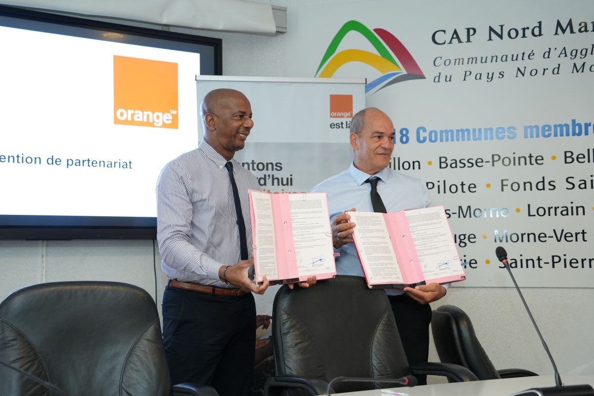 CAP Nord Martinique et Orange renforcent leur partenariat en faveur de l’inclusion numérique