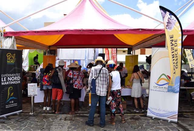 À Sainte-Marie et Saint-Pierre, l’Office de Tourisme Communautaire du Pays Nord Martinique (OTCNM) a brillamment promu les richesses du Nord