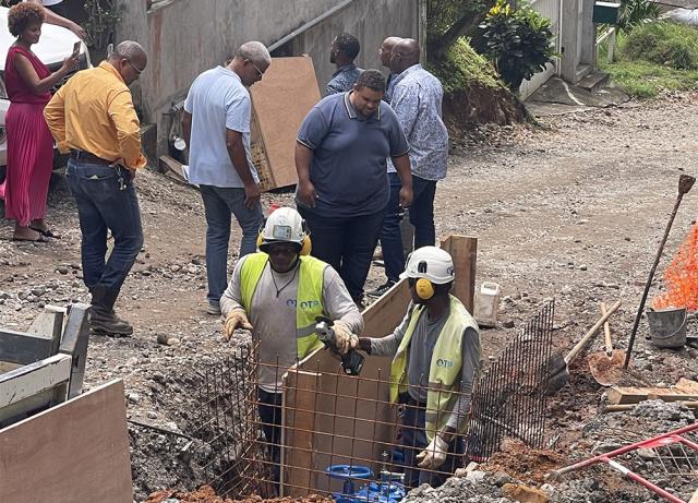 Le Président de CAP Nord en visite de terrain au Gros-Morne : cap sur les chantiers structurants